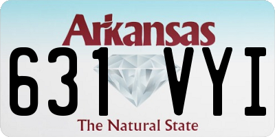 AR license plate 631VYI