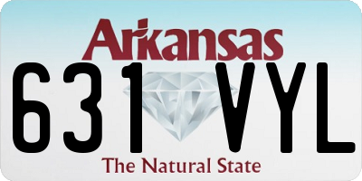 AR license plate 631VYL