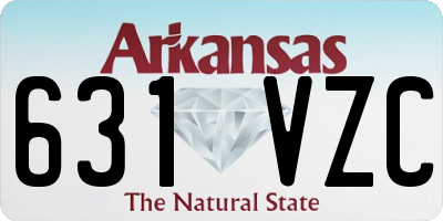 AR license plate 631VZC