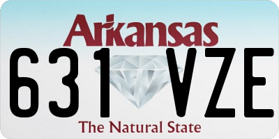 AR license plate 631VZE