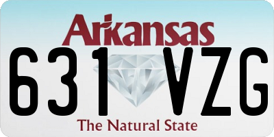 AR license plate 631VZG