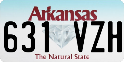 AR license plate 631VZH