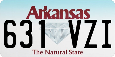AR license plate 631VZI