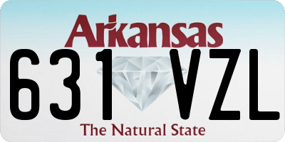 AR license plate 631VZL