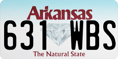 AR license plate 631WBS