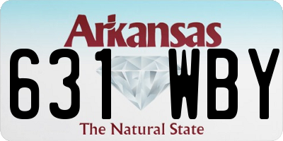 AR license plate 631WBY