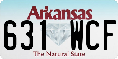 AR license plate 631WCF