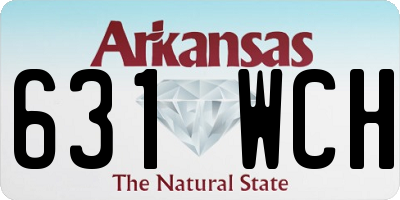 AR license plate 631WCH
