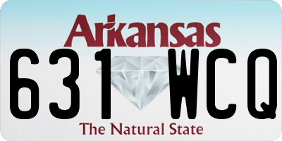 AR license plate 631WCQ