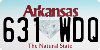 AR license plate 631WDQ