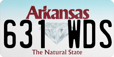 AR license plate 631WDS