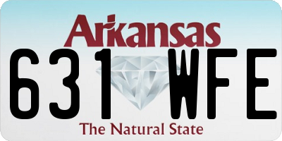 AR license plate 631WFE