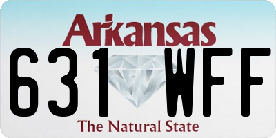 AR license plate 631WFF