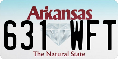AR license plate 631WFT