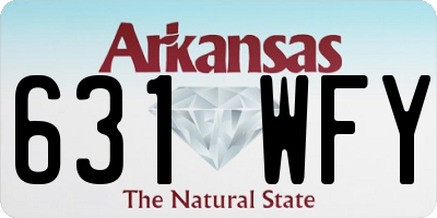 AR license plate 631WFY
