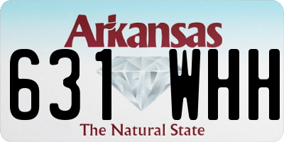AR license plate 631WHH
