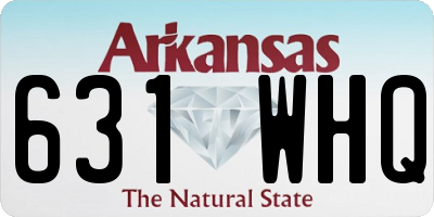 AR license plate 631WHQ