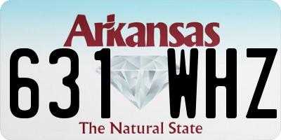 AR license plate 631WHZ