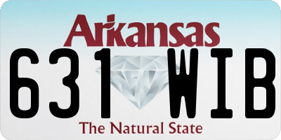 AR license plate 631WIB
