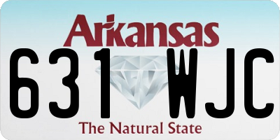 AR license plate 631WJC