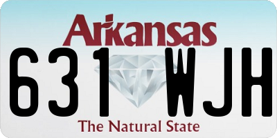 AR license plate 631WJH
