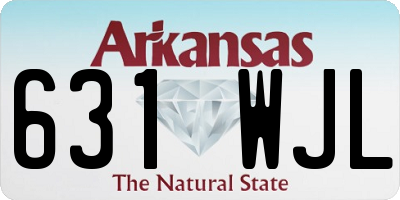 AR license plate 631WJL
