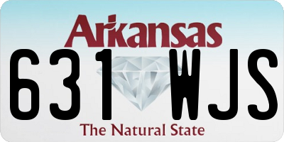 AR license plate 631WJS