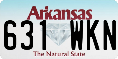 AR license plate 631WKN