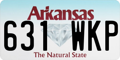 AR license plate 631WKP