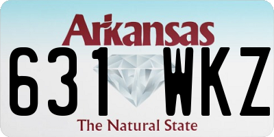AR license plate 631WKZ