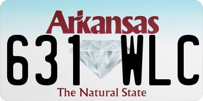 AR license plate 631WLC