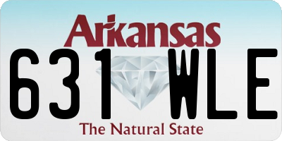 AR license plate 631WLE