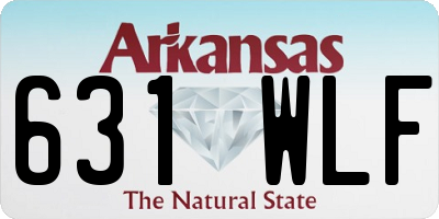 AR license plate 631WLF