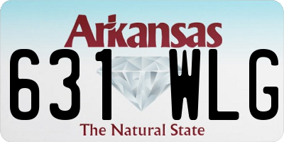 AR license plate 631WLG