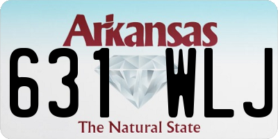 AR license plate 631WLJ