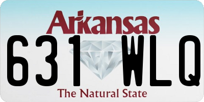 AR license plate 631WLQ
