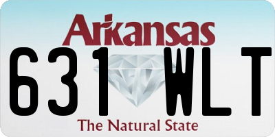 AR license plate 631WLT