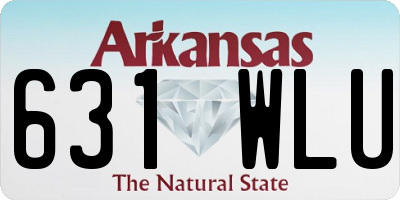 AR license plate 631WLU