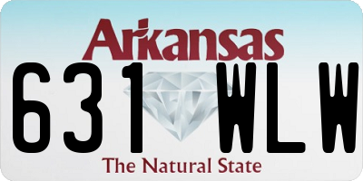 AR license plate 631WLW