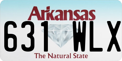 AR license plate 631WLX