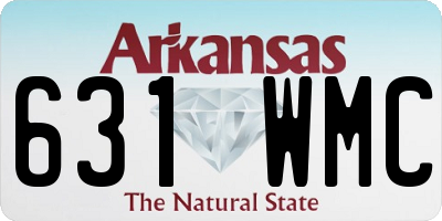 AR license plate 631WMC