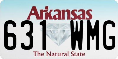 AR license plate 631WMG