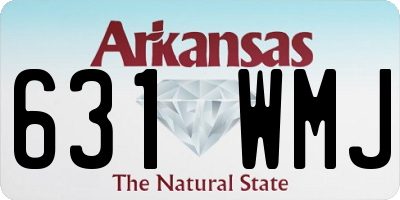 AR license plate 631WMJ