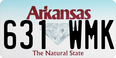 AR license plate 631WMK