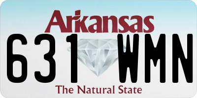 AR license plate 631WMN