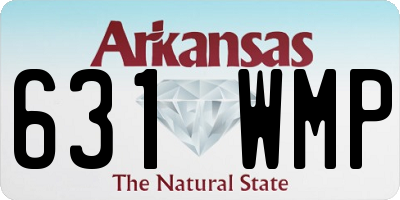 AR license plate 631WMP