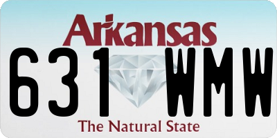 AR license plate 631WMW