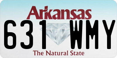 AR license plate 631WMY