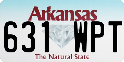AR license plate 631WPT
