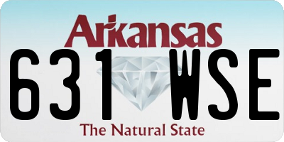 AR license plate 631WSE